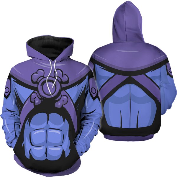 He-Man Skeletor Hoodie: Unisex All-Over-Print-image