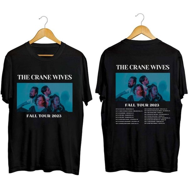 The Crane Wives Fall Tour 2023 Shirt, The Crane Wives Band Fan T Shirt-image