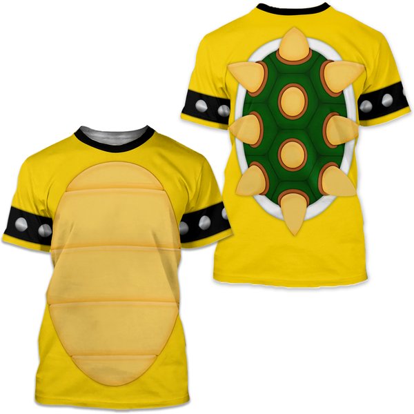 King Bowser Super King Koopa 3D Tshirt-image