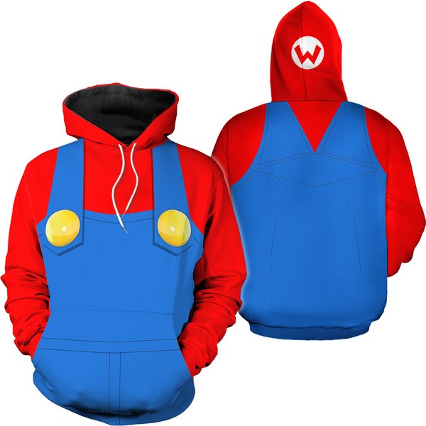 Mario 3D Full Over Print Hoodie-image