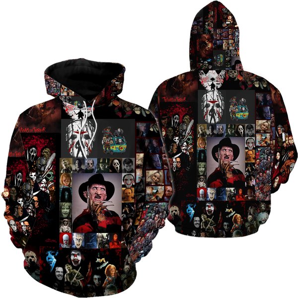 Horror Movie 3D Hoodie-image