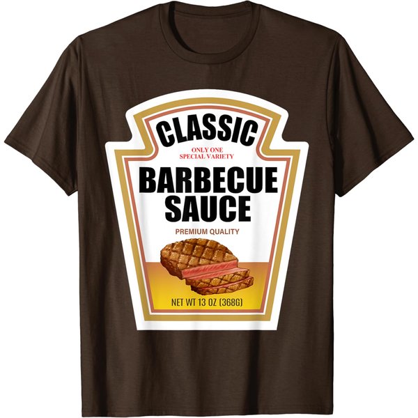 Barbecue Sauce Condiment Group Halloween Costume Adult Kid T-Shirt-image
