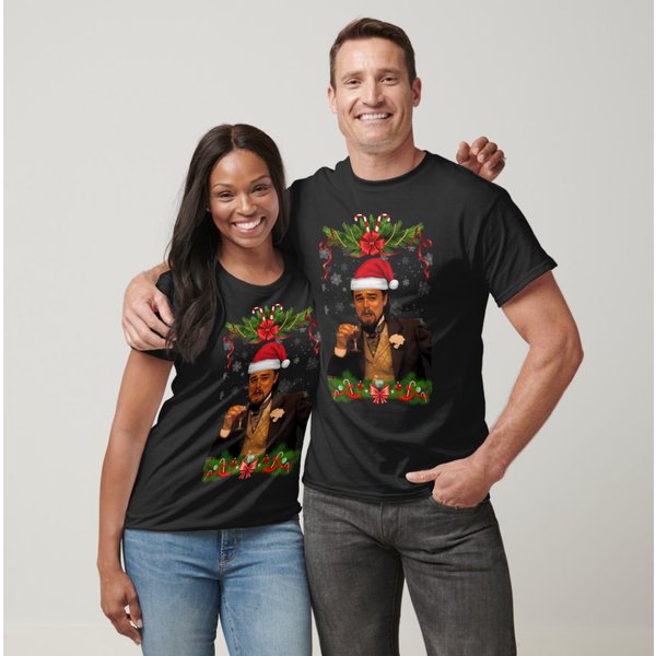 Leonardo Dicaprio Laughing Meme (Christmas Edition T-Shirt-image