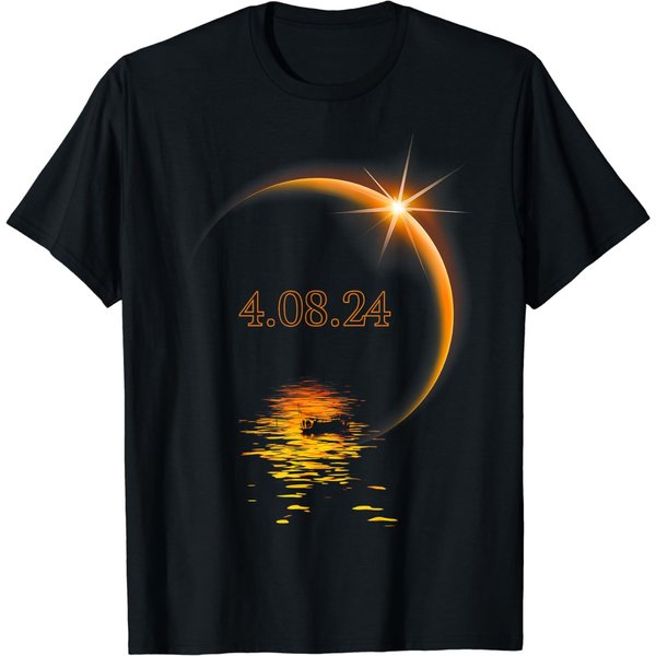 America Totality 04 08 24 Total Solar Eclipse 2024 T-Shirt-image