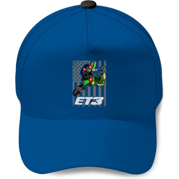 Et3 Tomac Usa Flag 450Sx Motocross Et1 Baseball Cap-image