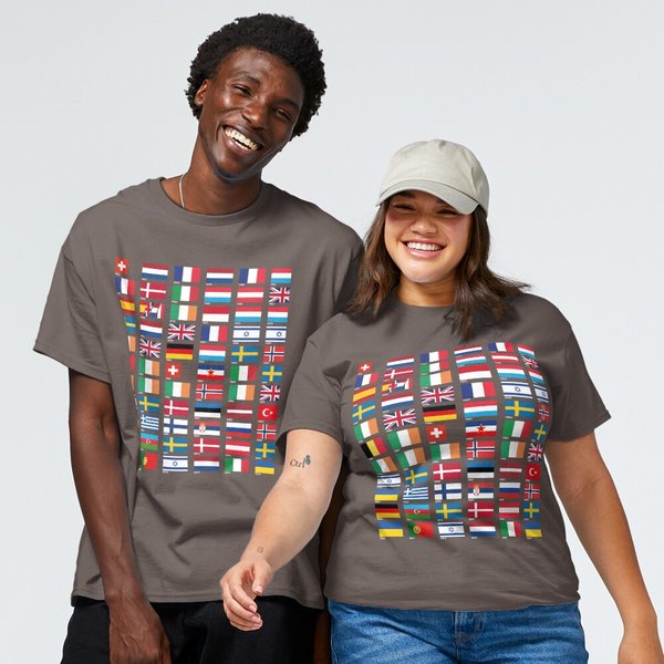 Every Eurovision Song Contest Winner's Flag Classic T-shirt