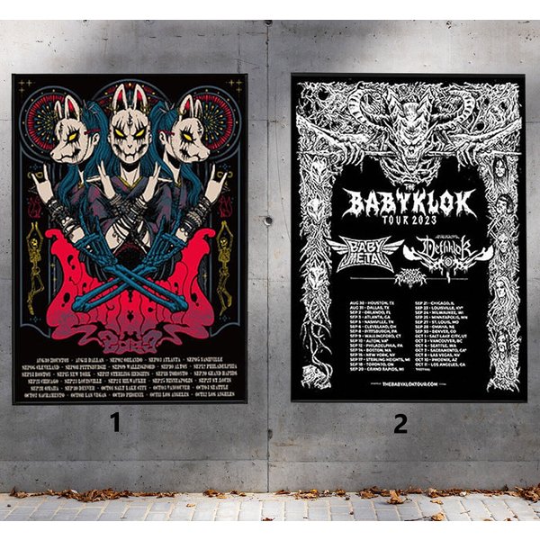Babymetal The Babyklok Tour 2023 Poster, Gift For Fans, Poster-image