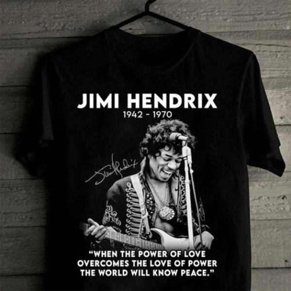 Jimi Hendrix Rock T-Shirt, Jimi Hendrix Singer Shirt-image