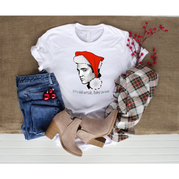 Elvis T-Shirt, Elvis Christmas T-Shirt-image