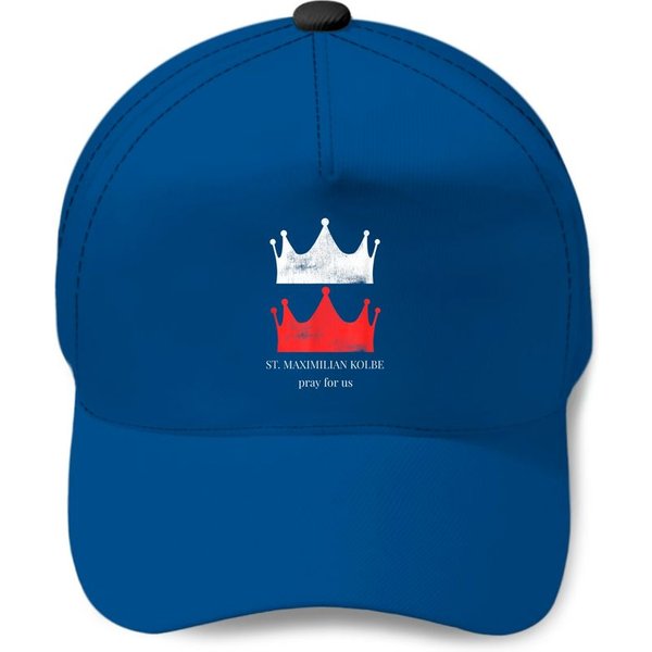St. Maximilian Kolbe Vision Two Crowns Pure Martyr Baseball Cap-image