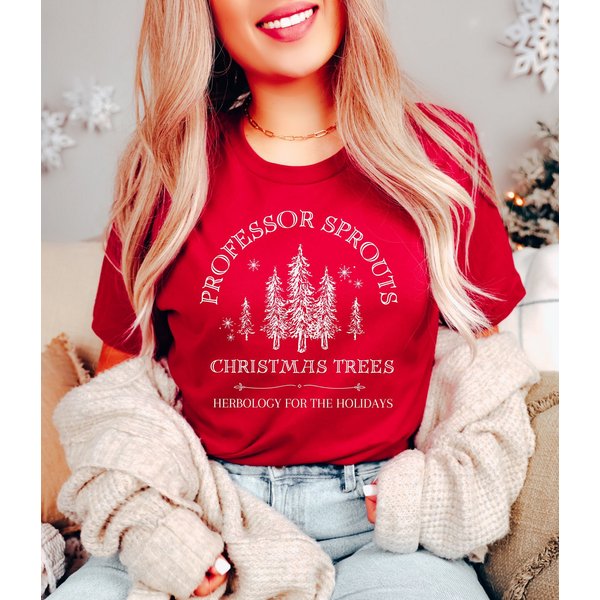 Professor Sprout Christmas Shirt, Herbology Shirt, Potter Christmas Shirt-image