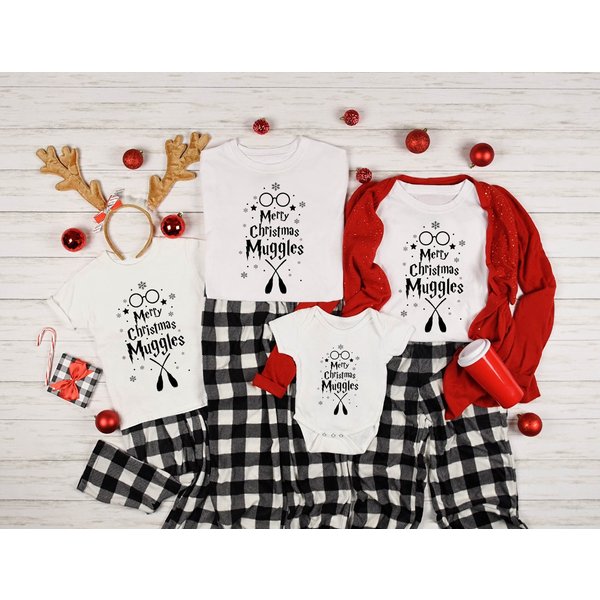 Merry Christmas Muggles Shirt, Harry Potter Christmas Tshirt-image