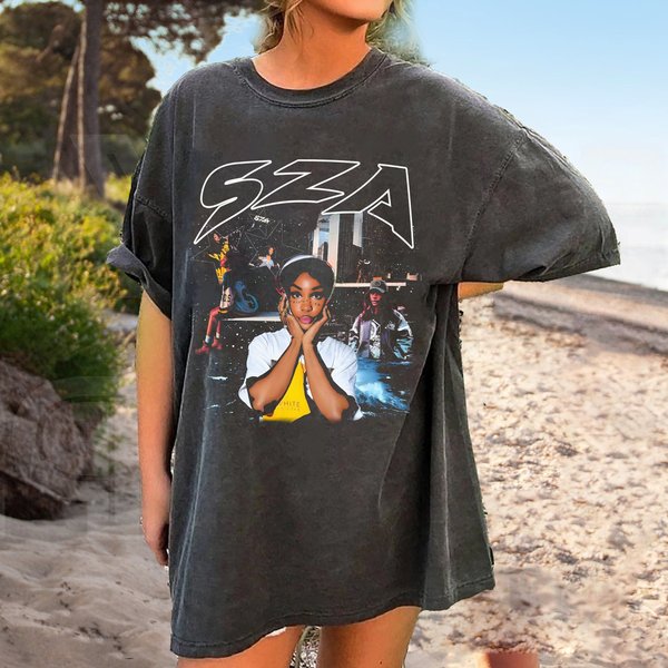 Vintage Sza Good Days T-Shirt | Sos Tour Gift-image