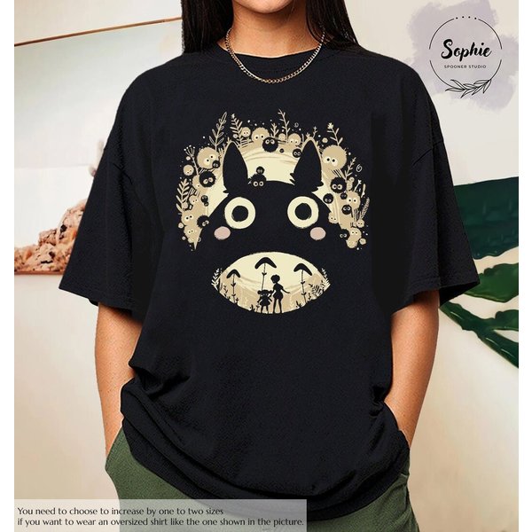 My Neighbor Totoro Rainy Shirt - Perfect For Studio Ghibli Fans-image