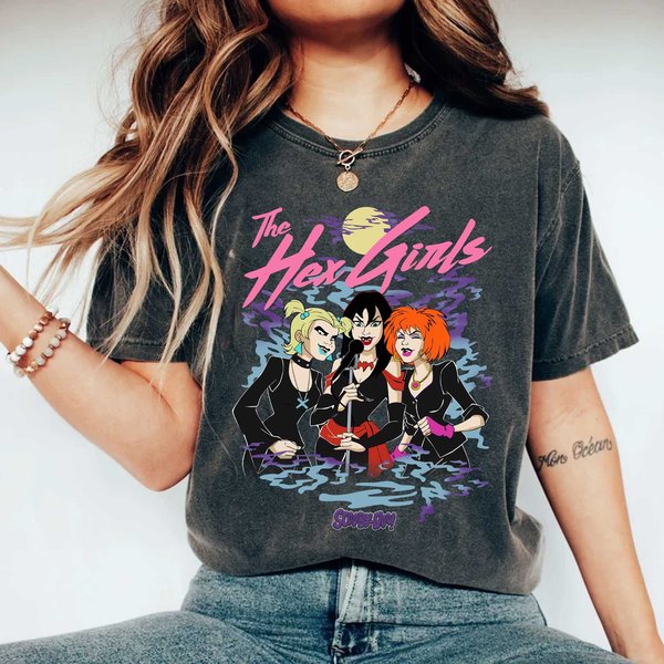 Hex Girls T-Shirt, The Hex Girls Rock Band Music-image