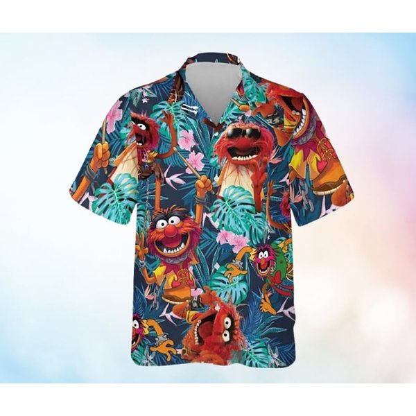 Animal Muppet Hawaiian Shirt, Soft 3D Hawaiian Aloha Shirt-image