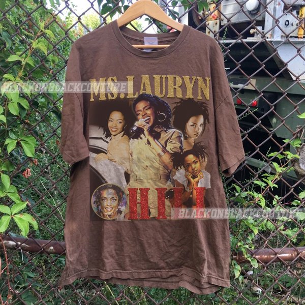 Vintage Bootleg Inspired Tee | Ms Lauryn Hill Graphic Unisex Tee, Fugees Vintage T-Shirt-image