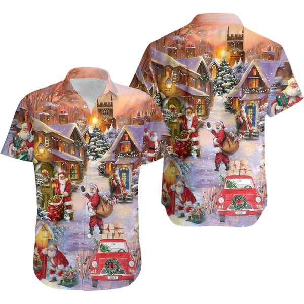 Christmas Santa Christmas Hawaiian Shirt-image