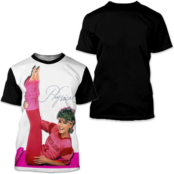 Olivia Newton John Physical Yoga 80S Music T-Shirt-image