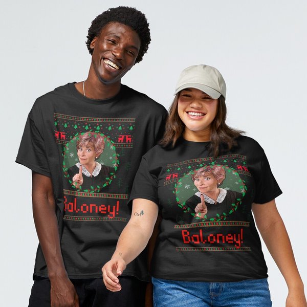 Judge Judy Ugly Christmas - Baloney! Classic T-Shirt-image