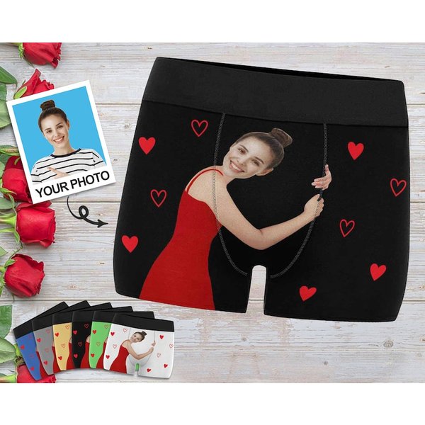 Custom Photo Underwear, Custom Underwear With Face For Men, Personalize Gift