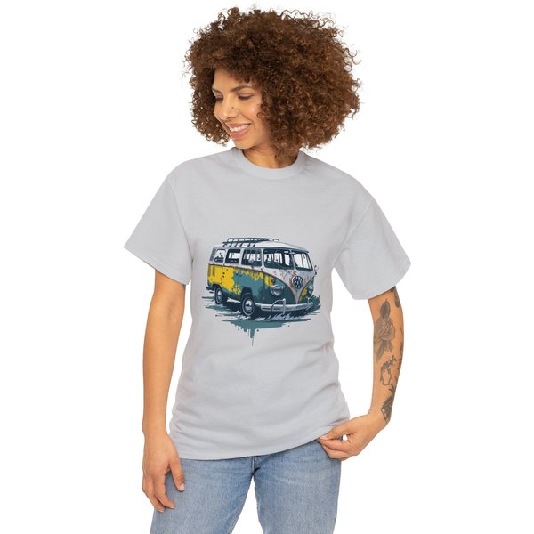 Vw Kombi Car Shirt, Van Tee, Unisex Cotton Tshirt