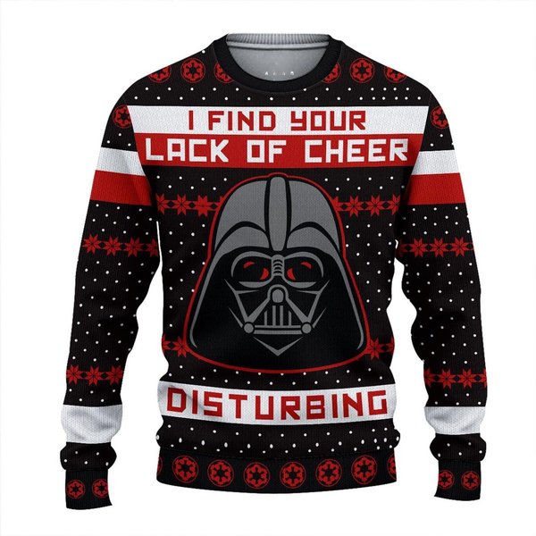 I Find Your Lack Of Cheer Disturbing Ugly Christmas Sweater