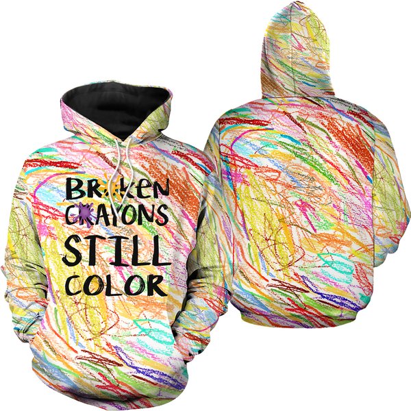 Broken Crayons Still Color Hoodie-image