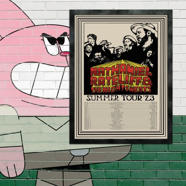 Nathaniel Rateliff Summer Tour 2023 Poster-image