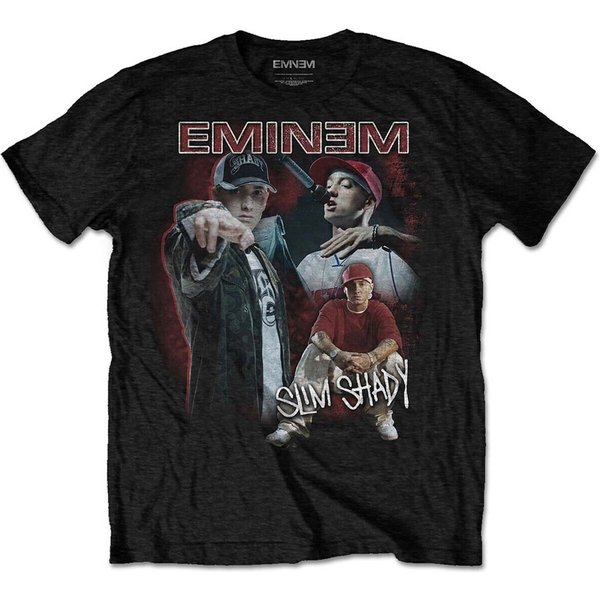 Eminem Slim Shady Collage Images T-Shirt Unisex-image