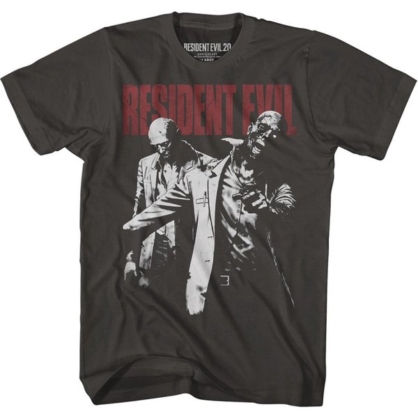Resident Evil Two Zeds Charcoal Shirt, Resident Evil Shirt-image