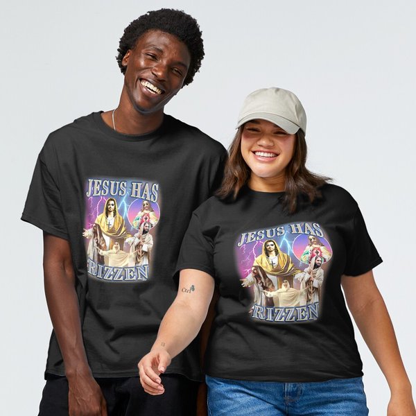 Jesus Has Rizzen Classic T-Shirt-image