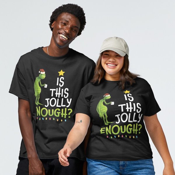 G.Rinch Is This Jolly Enough Noel Merry Christmas Classic T-Shirt-image