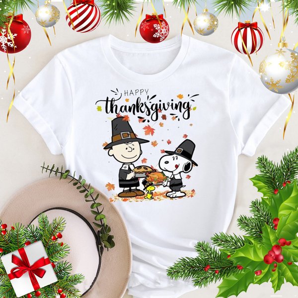 Snoopy Thanksgiving T-Shirt-image