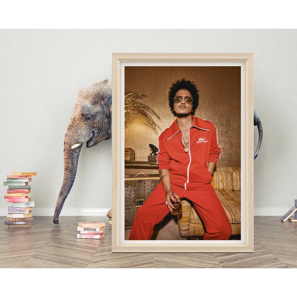 Bruno Mars Poster W2023 Minimalist Movie Poster-image