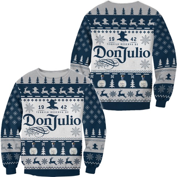 3D Don Julio Tequila Reservade 1942 Ugly Sweater Christmas-image