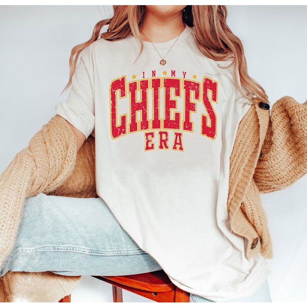 Vintage In My Kc Chief Era Shirt, Vintage Travis Kelce T-Shirt-image