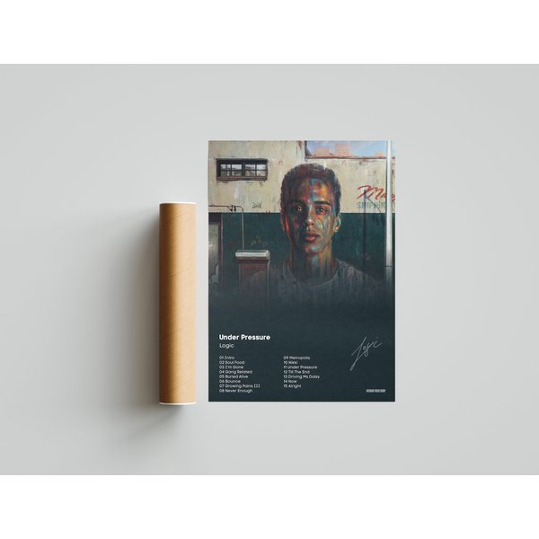 Logic 'Under Pressure' Poster | Album Cover Poster-image