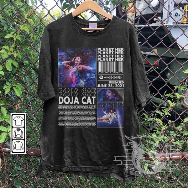 Doja Cat Rap Shirt, Planet Her Album 90S-image