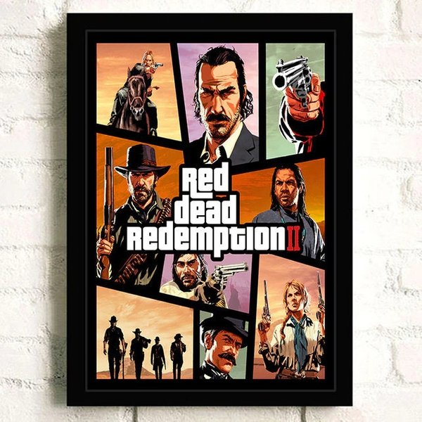 Red Dead Redemption 2 Poster, Red Dead Redemption Poster, Game Series Poster-image