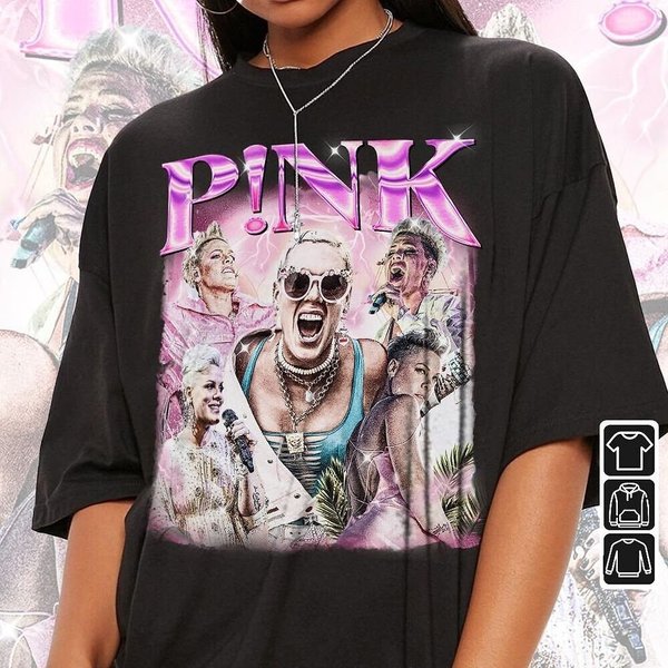 Vintage Pink Summer Carnival 2023 T-Shirt, P!Nk Carnival Tour T Shirt-image