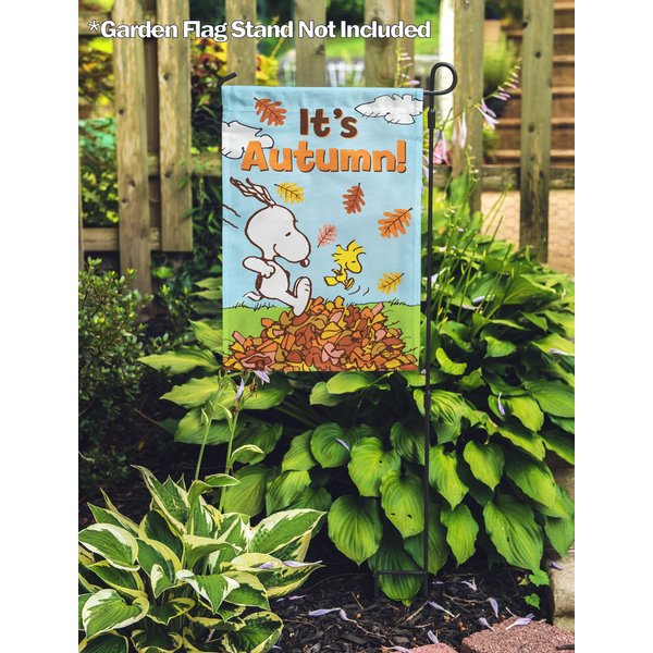 It's Autumn Snoopy Thanksgiving Garden Flag-image