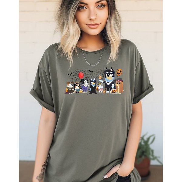 Addams Family Blueydad Tshirt, Halloween Blueydad Tee, Booey Halloween Shirt-image