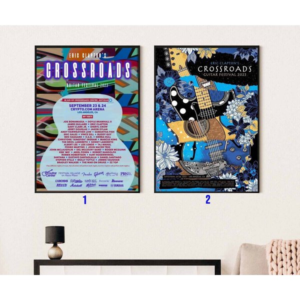 Eric Clapton Crossroads Guitar Festival Los Angeles Ca September 23Rd 24Th 2023 Poster-image