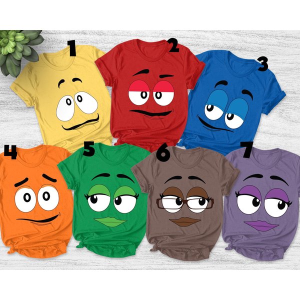 M And M T Shirt, Group Family Halloween Costume-image