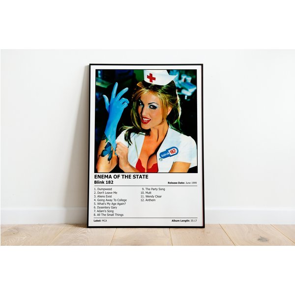 B182 - Enema Of The State Album Poster-image