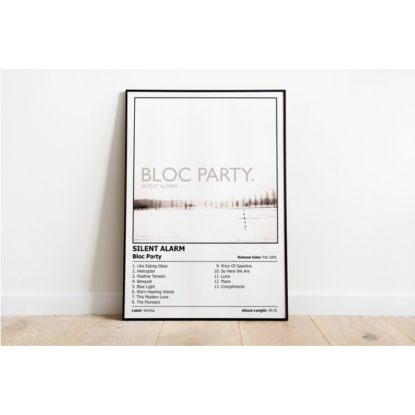 Bloc Party - Silent Alarm - Album Cover Print Poster-image