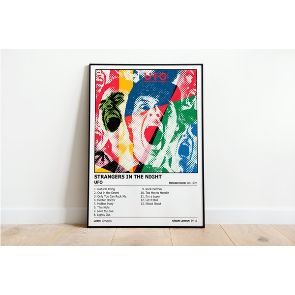 Ufo - Strangers In The Night - Album Cover Print Poster-image