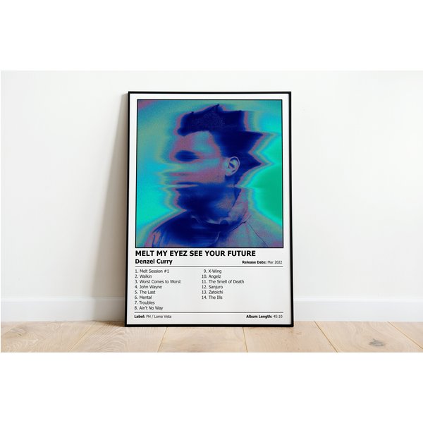 Denzel Curry - Melt My Eyez See Your Future Album Cover Print Poster-image