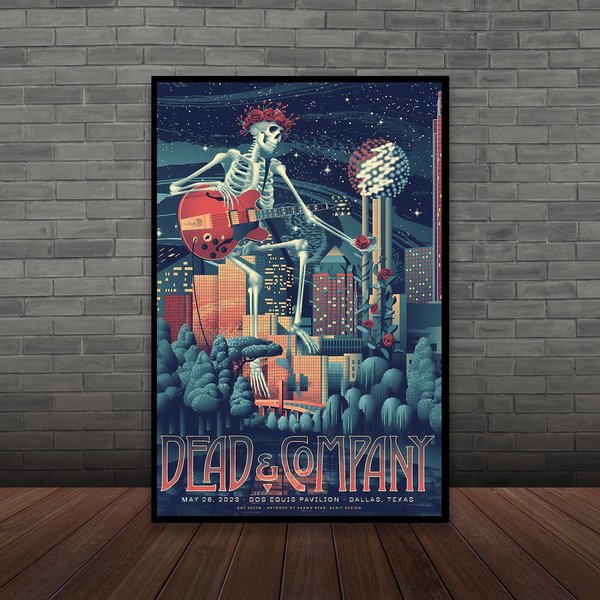 Dead & Company May 26 2023 Dos Equis Pavilion Dallas Tx Music Poster-image